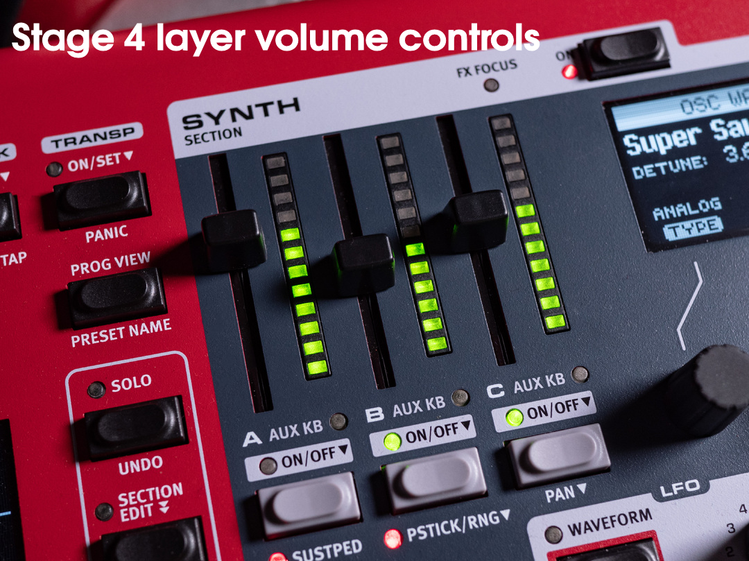 Drawbar potentiometer 10KB