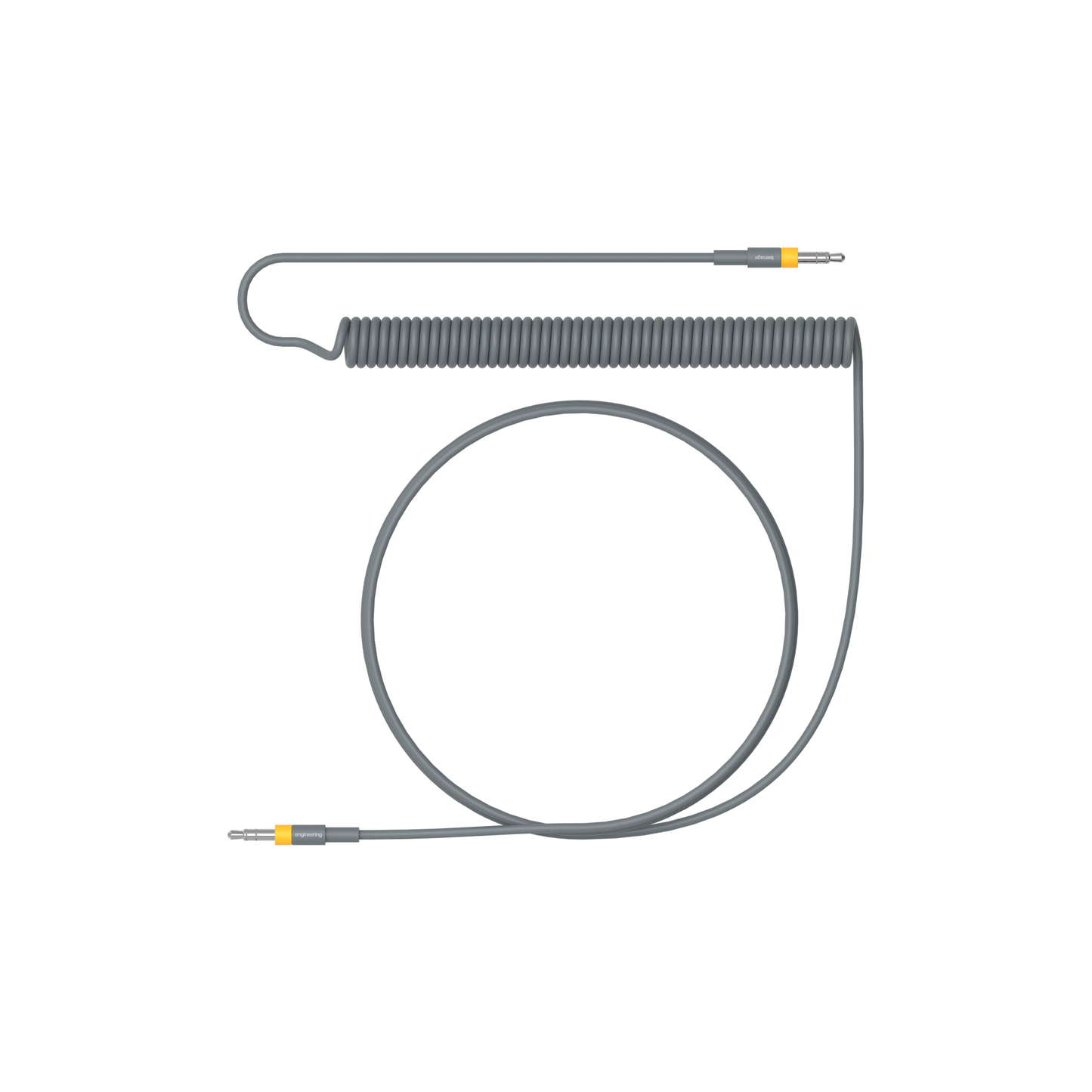 TE Audio Cable Reg Curly Long