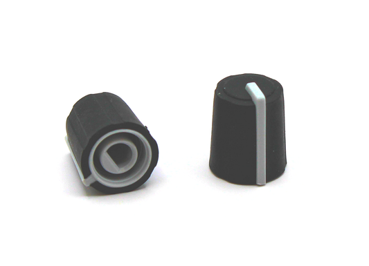 Rubberized control knobs for early Nord products