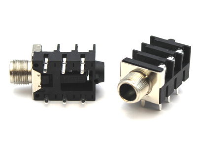 Audio 1/4" PCB mounted jack sockets