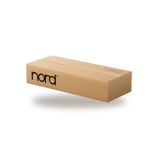Illustrative render of the Replacement Shipping Box for A1 — plain brown carton, not a photograph