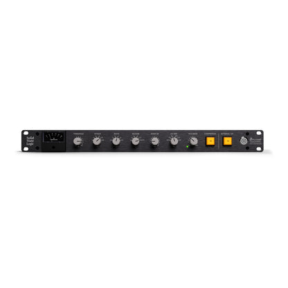 SSL Bus Comp Classic front panel with VU meter, stepped Attack, Ratio, Release and S/C HPF controls and VCA Drive