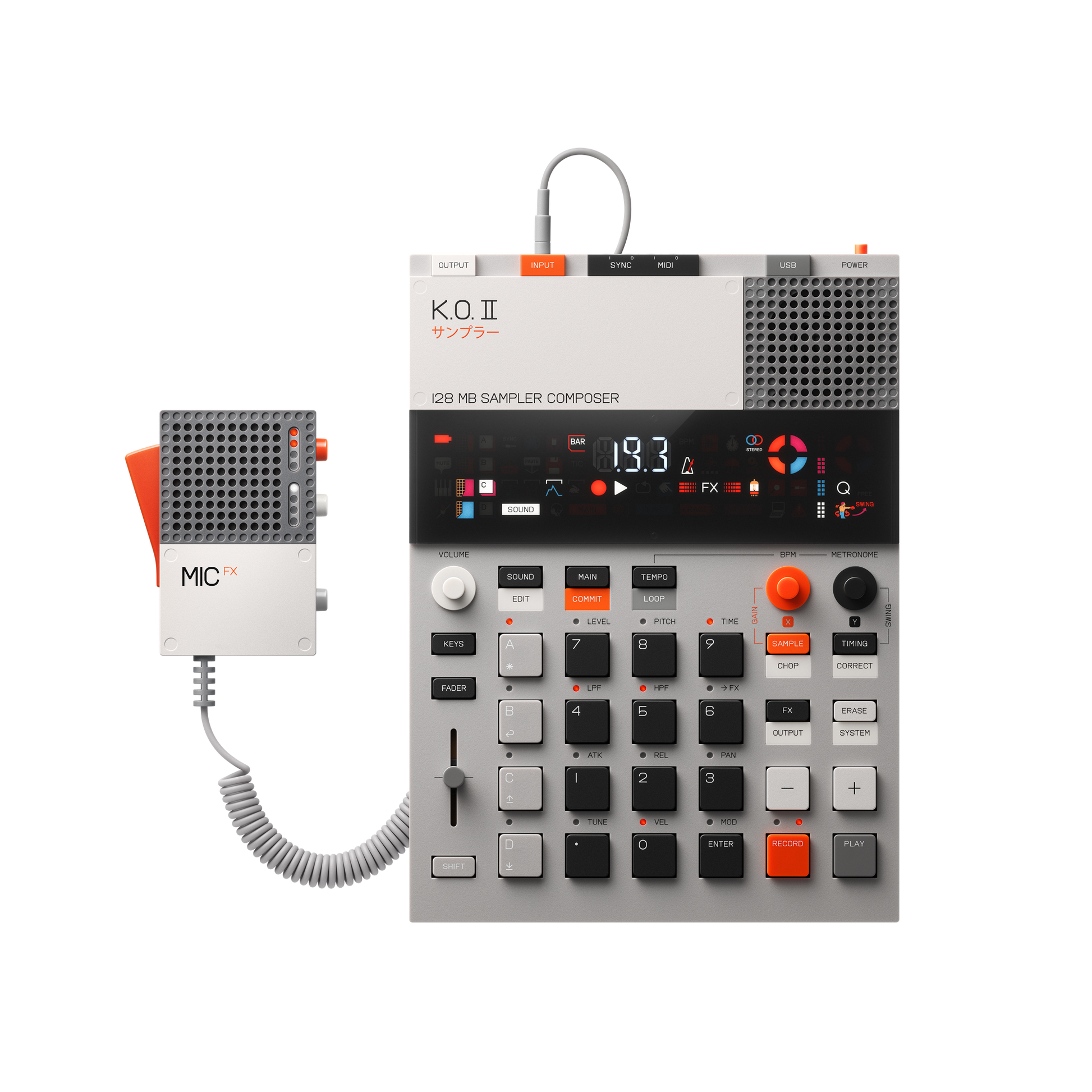 EP-2350 FX MIC shown with the EP-133 K.O. II, sold separately